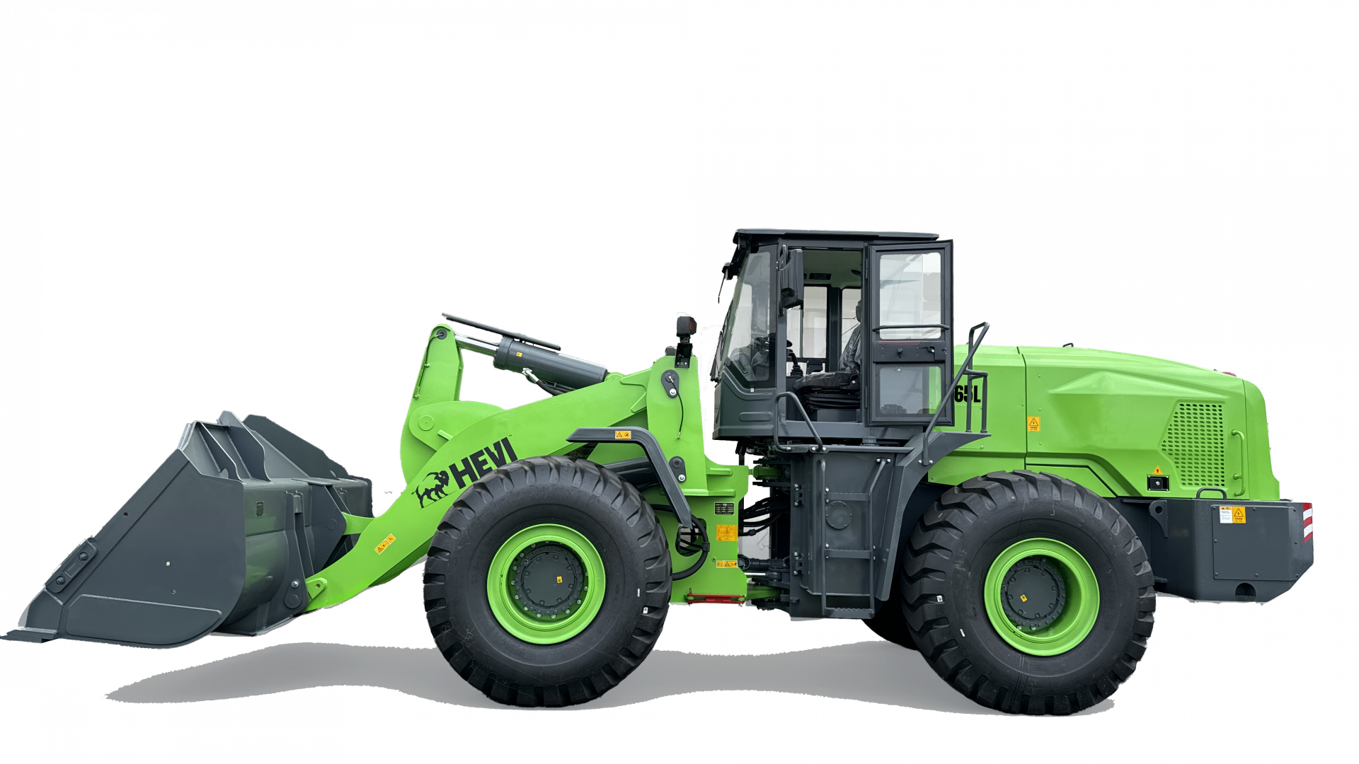 HEVI H65L all electric green wheel front loader