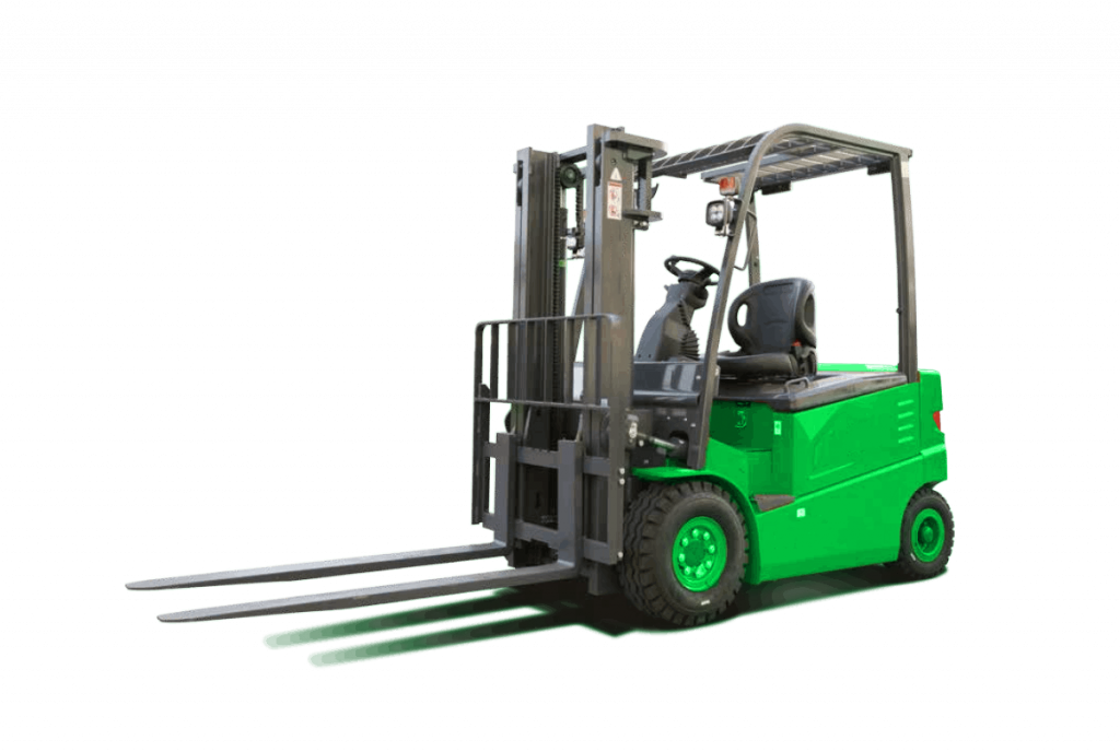 HEVI HL30N green electric forklift.