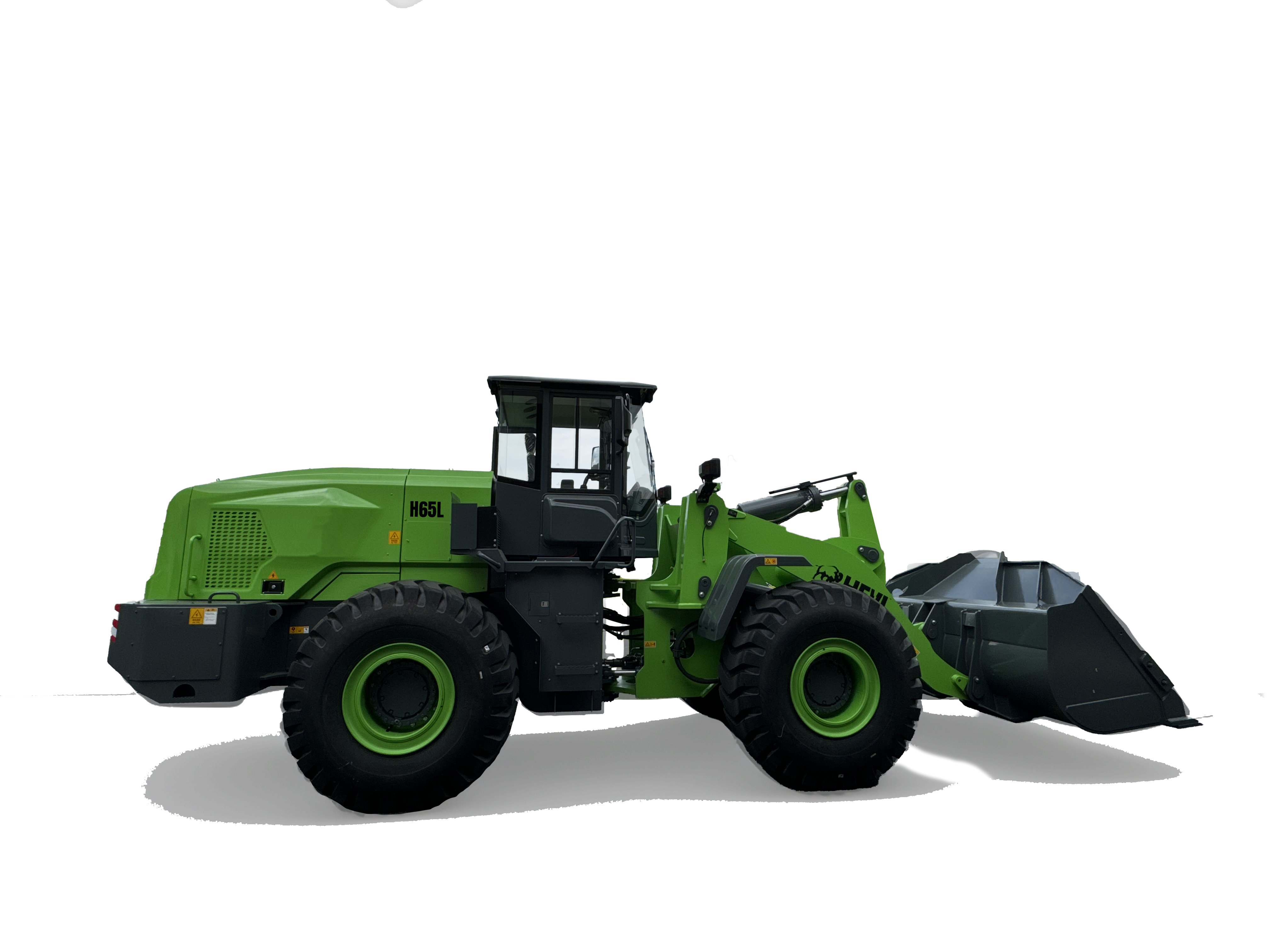 HEVI H65L green wheeled front loader