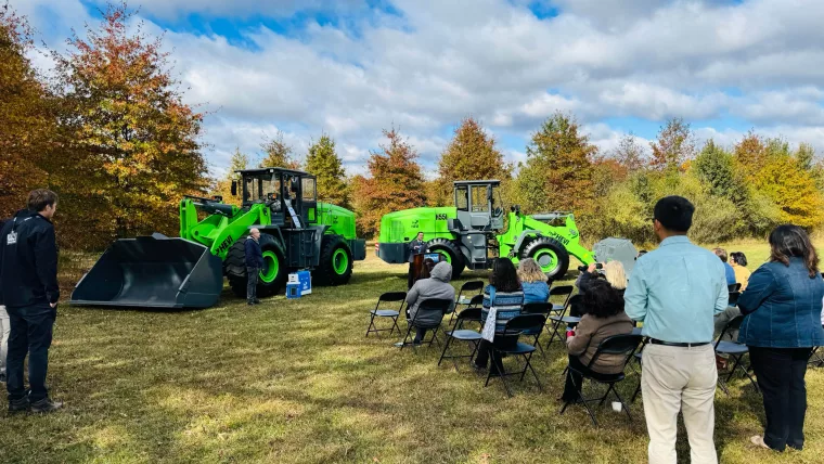 HEVI Unveils New Electric Heavy Equipment at The Watershed Institute