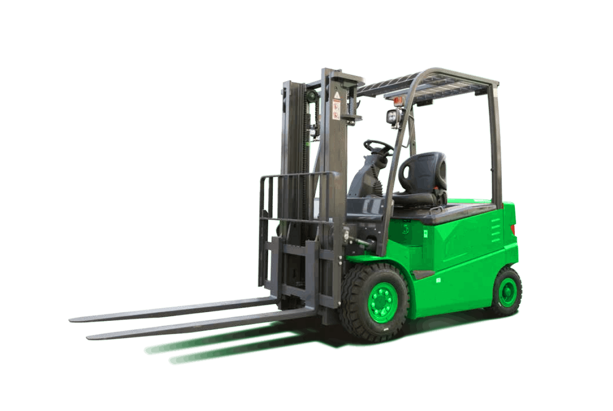 HEVI HL30N green electric forklift.