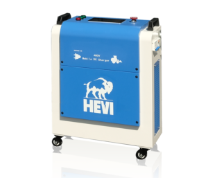 HEVI DCH480-30 white and blue electric charger.